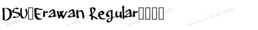 DSU_Erawan Regular字体转换